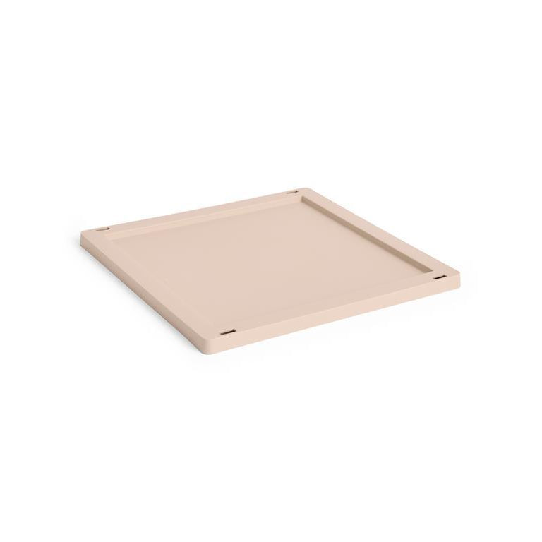 Colour Crate Plastic Square/Cube låg, M - Powder
